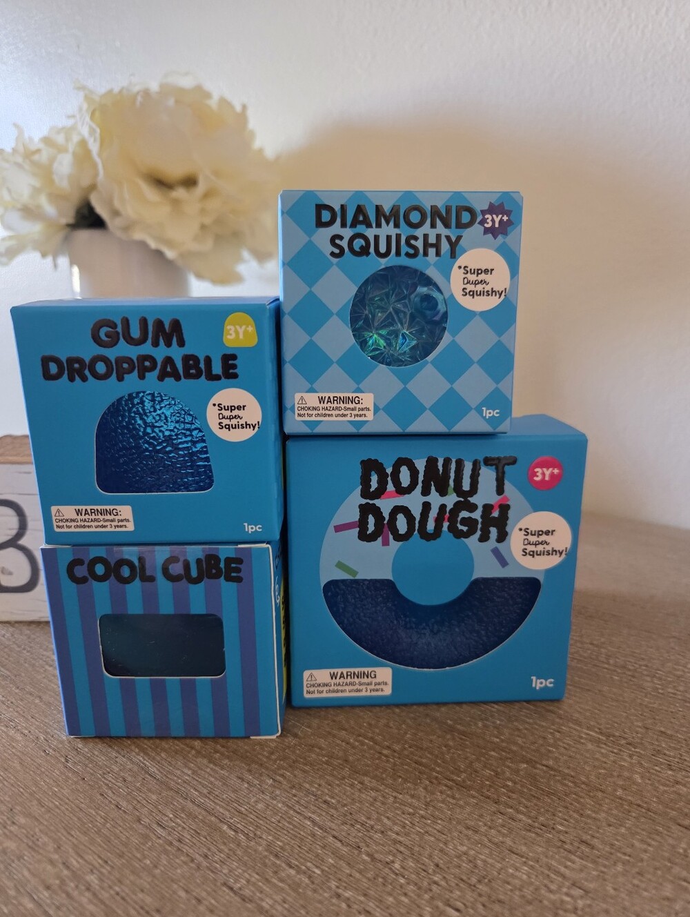 Jadore 4pc Squishy Bundle - Blue